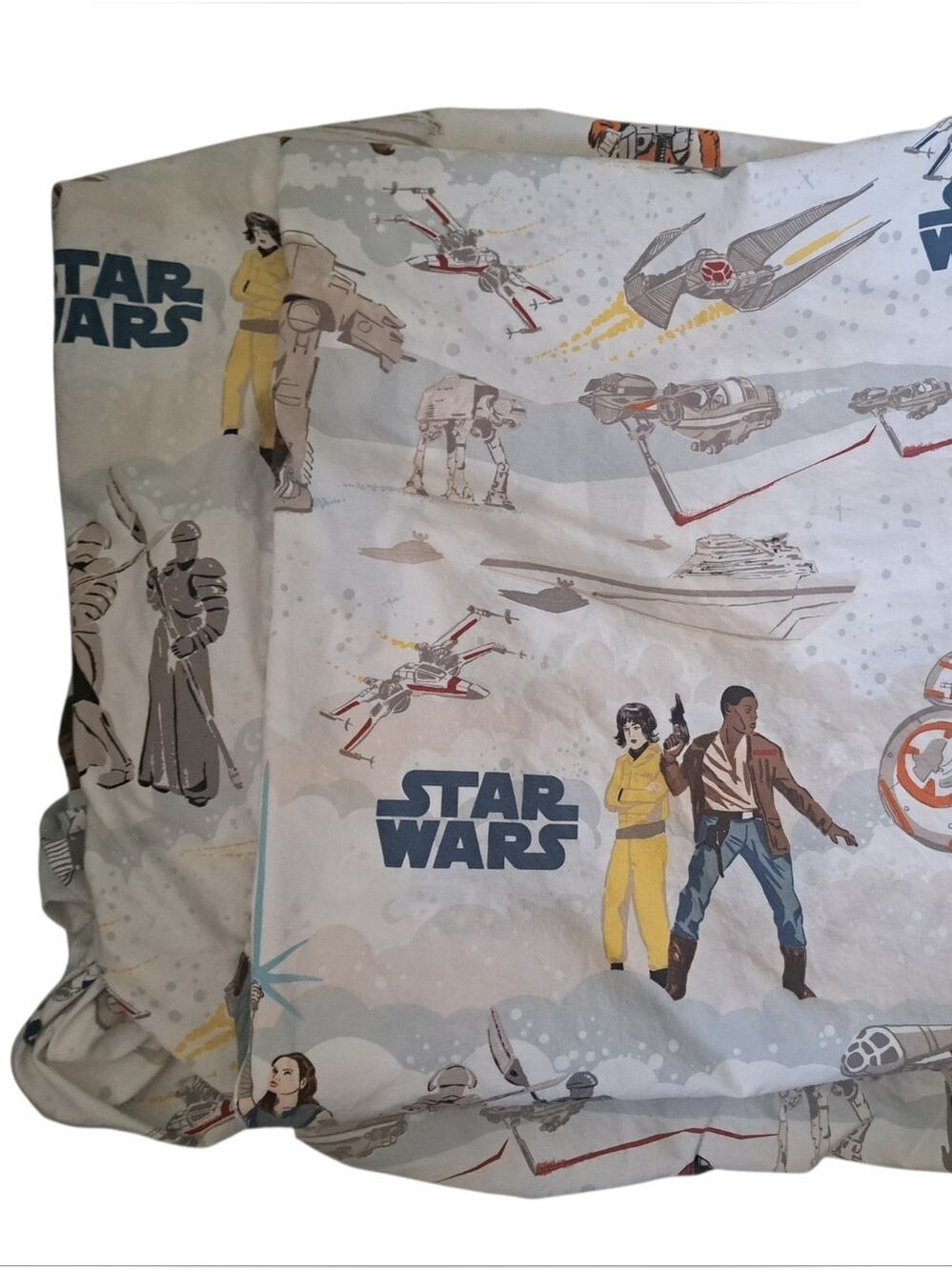 Star Wars The Last Jedi POTTERY BARN KIDS Organic Cotton TWIN flat Fitted Sheet